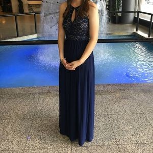 Dark Blue Gown/Party Dress